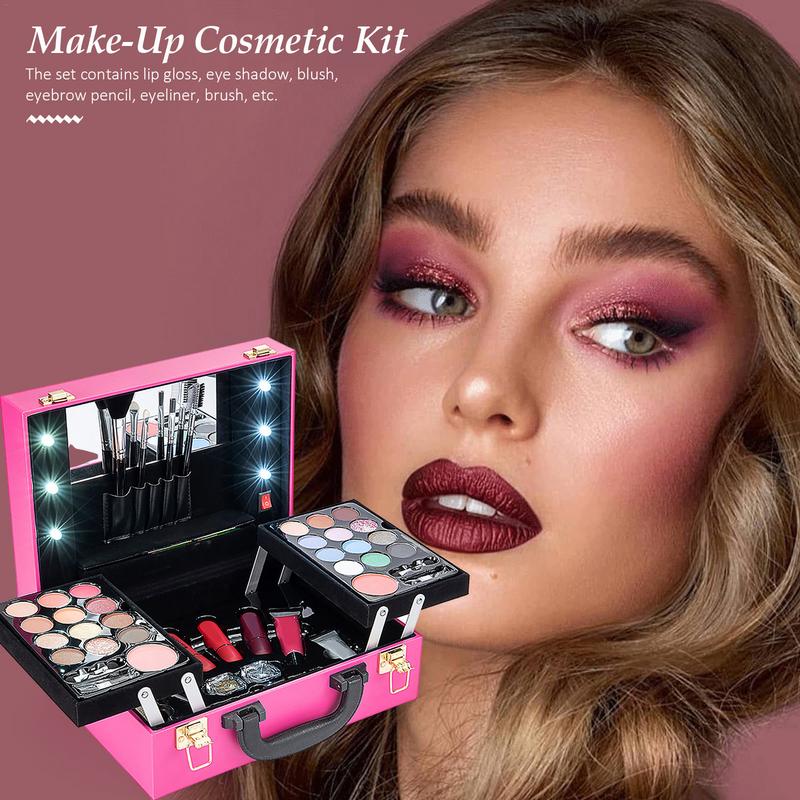 Makeup Kit With High Quality Ingredients Starter Makeup Kit Equipped With A High Definition Mirror Gift For Girls Makeup